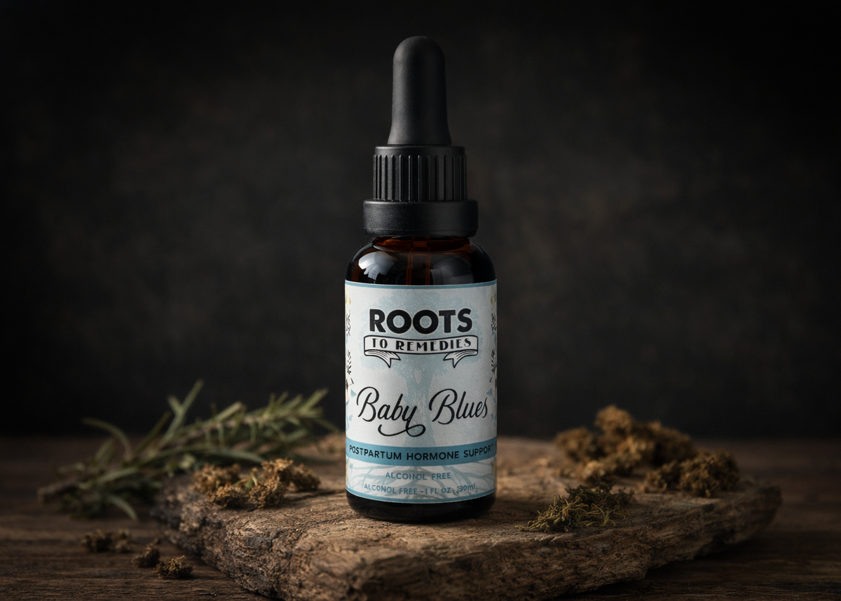 “BABY BLUES” POSTPARTUM HORMONE BALANCE HERBAL EXTRACT