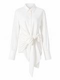 Elegant Bow Tie Blouse