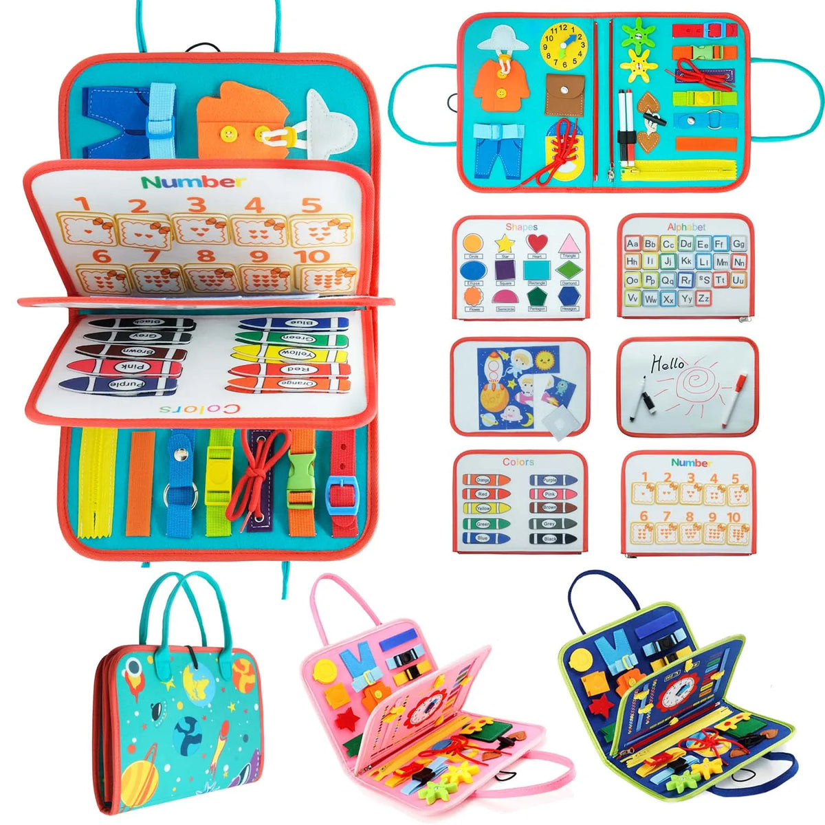 Montessori Busy Board-0