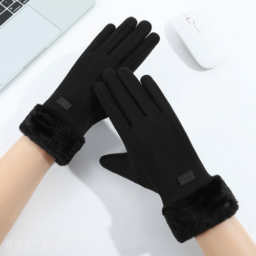 Women's Autumn and Winter Warm Gloves, Touchscreen-Compatible,