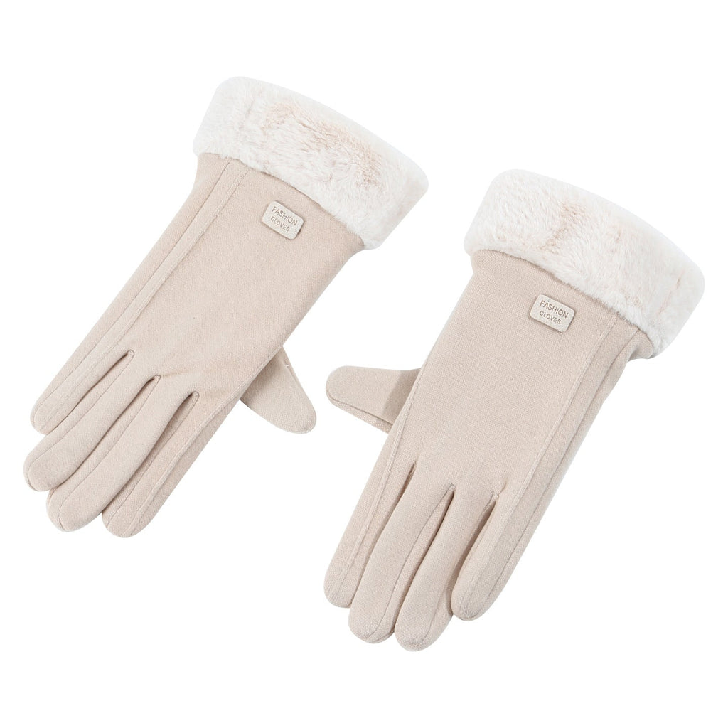 Women's Autumn and Winter Warm Gloves, Touchscreen-Compatible,