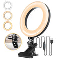 2-In-1 LED Ring Light Stand Clipon