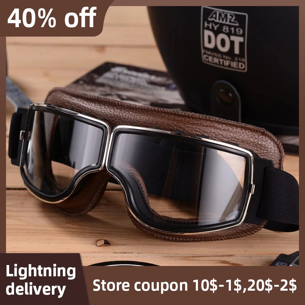 Bicycle Motorcycle Glasses Windproof Motorcycle Helmet Glasses