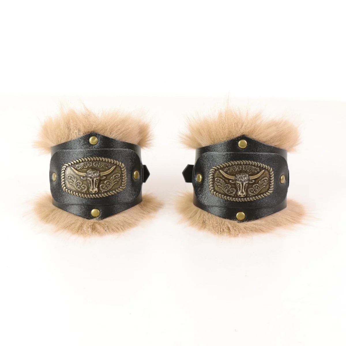 Medieval Viking PU Wrist Guards for LARP, Viking Warrior & Knight Arm
