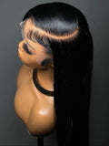 40 42 Inch 13x4 13x6 HD Transparent Bone Straight Lace Front Wigs