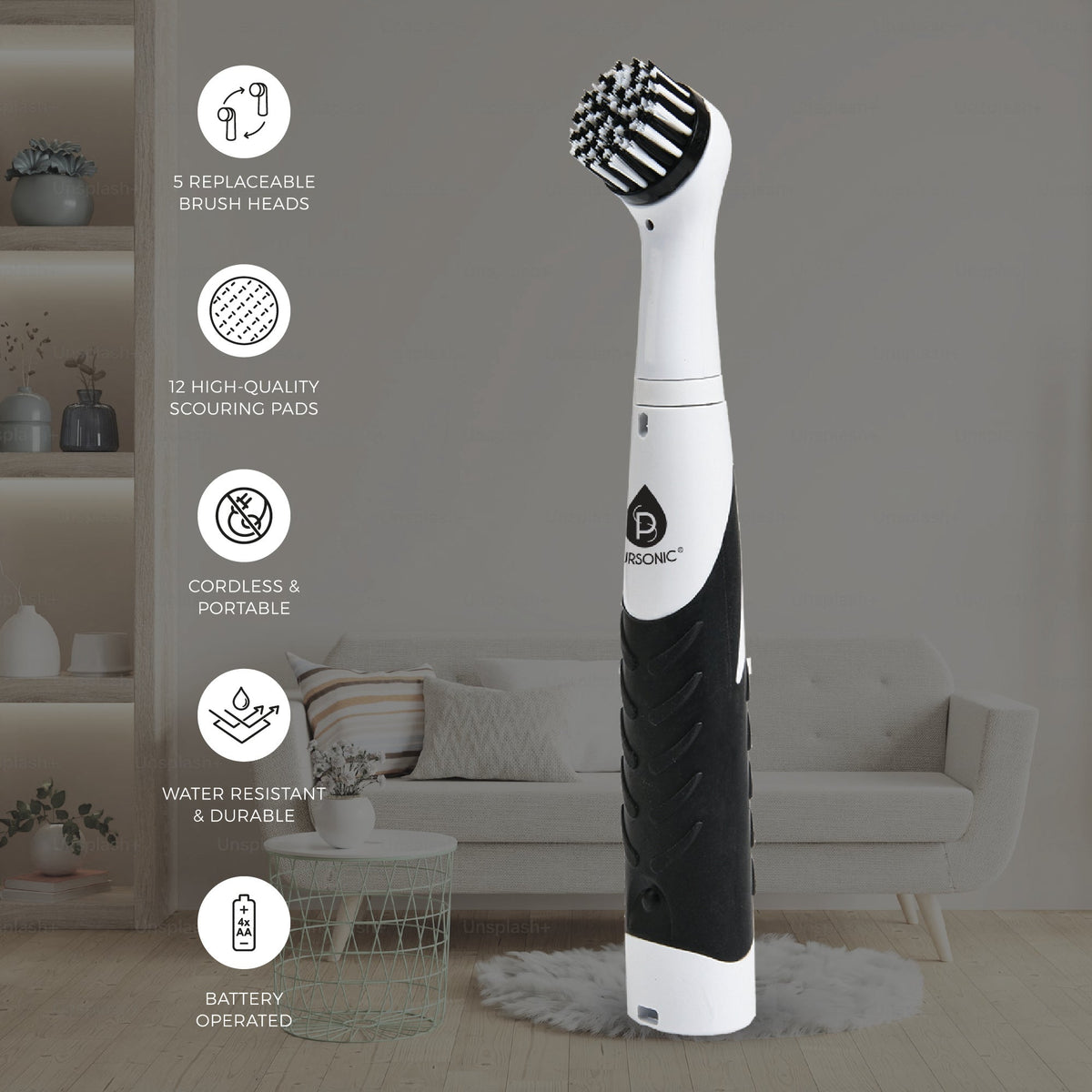 Cordless Power Scrubber Cleaning Brush – Power and Precision for Sparkling Clean