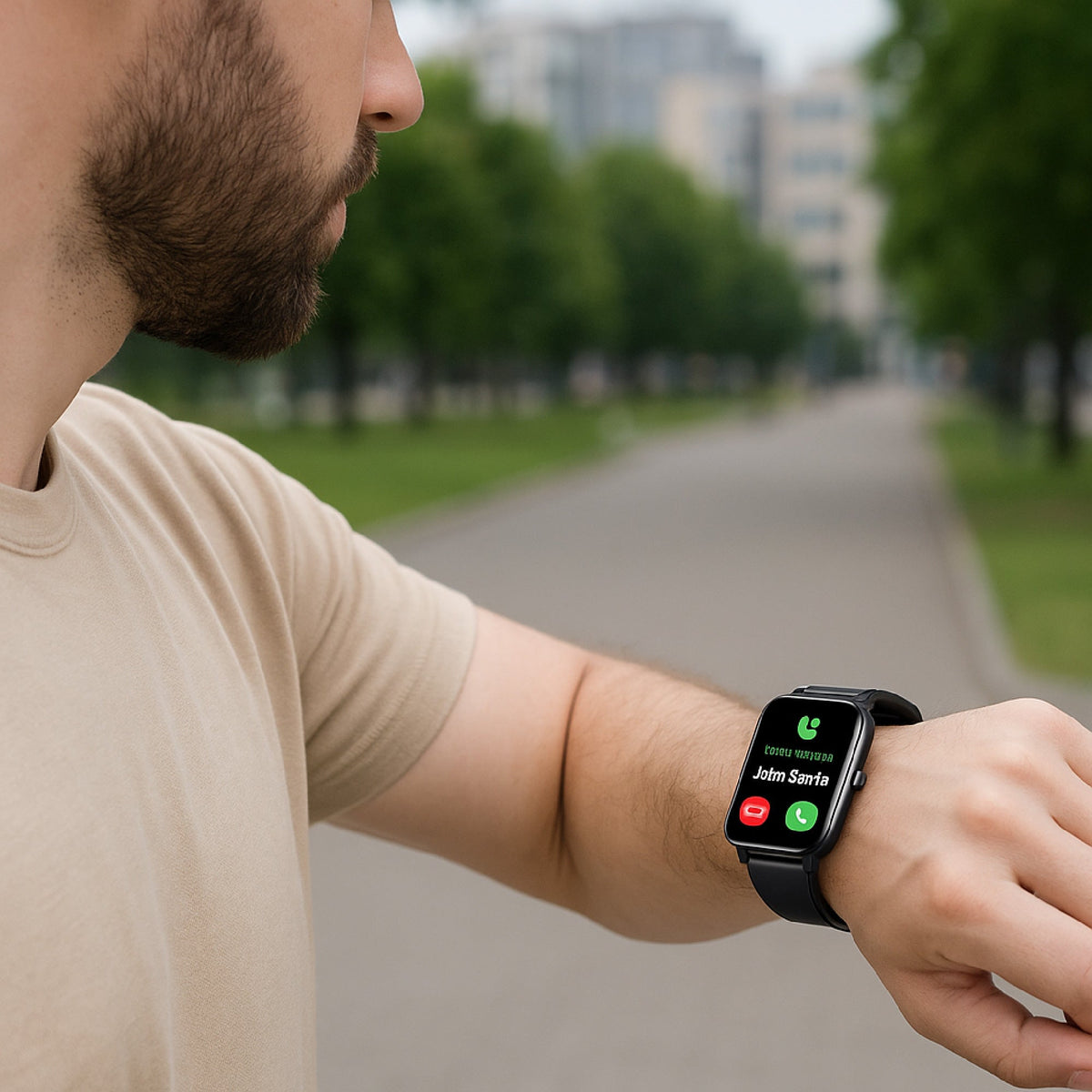 Pursonic All-in-One Bluetooth Smart Watch – Fitness, Health & Connectivity on Your Wrist