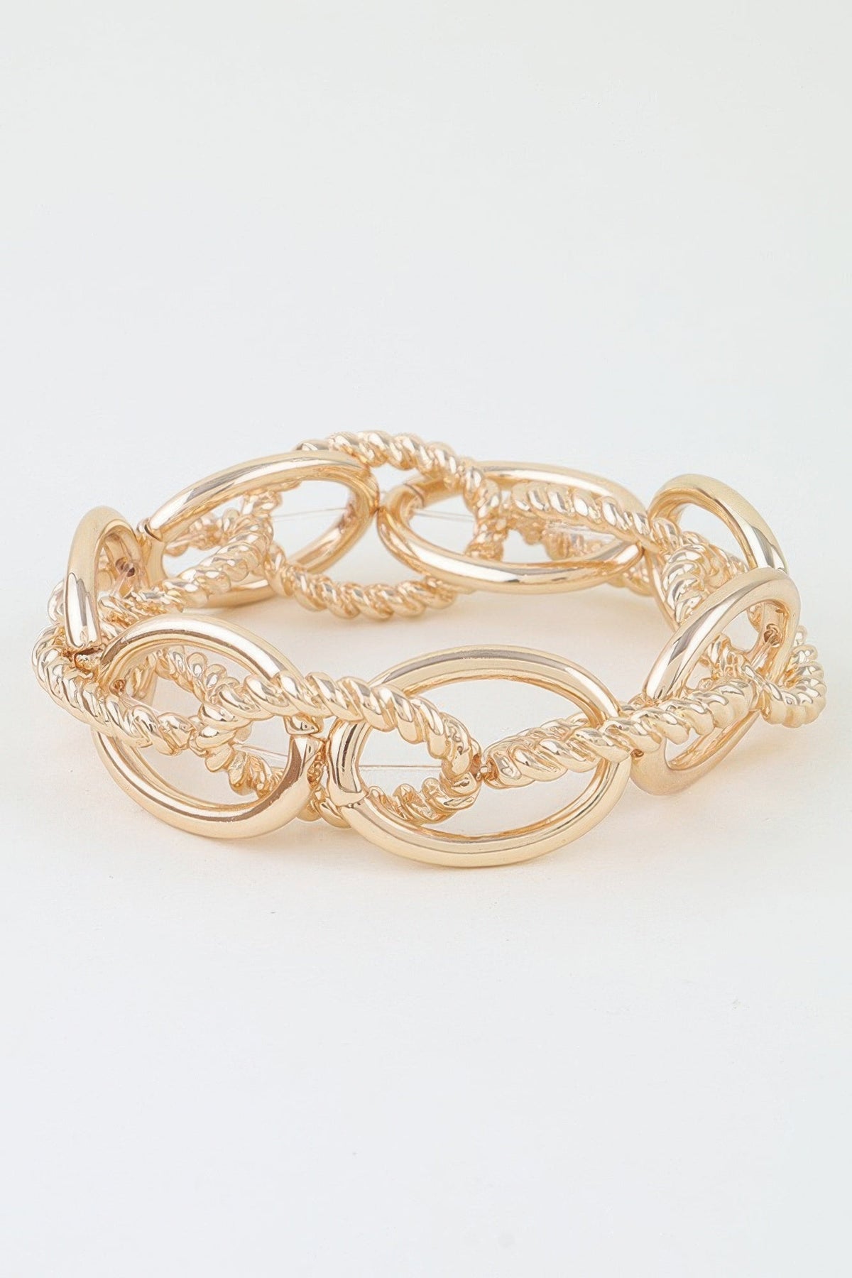 Multi Twisted Link Chain Bracelet