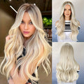 Woven Wigs: 26" Golden Curly Waves