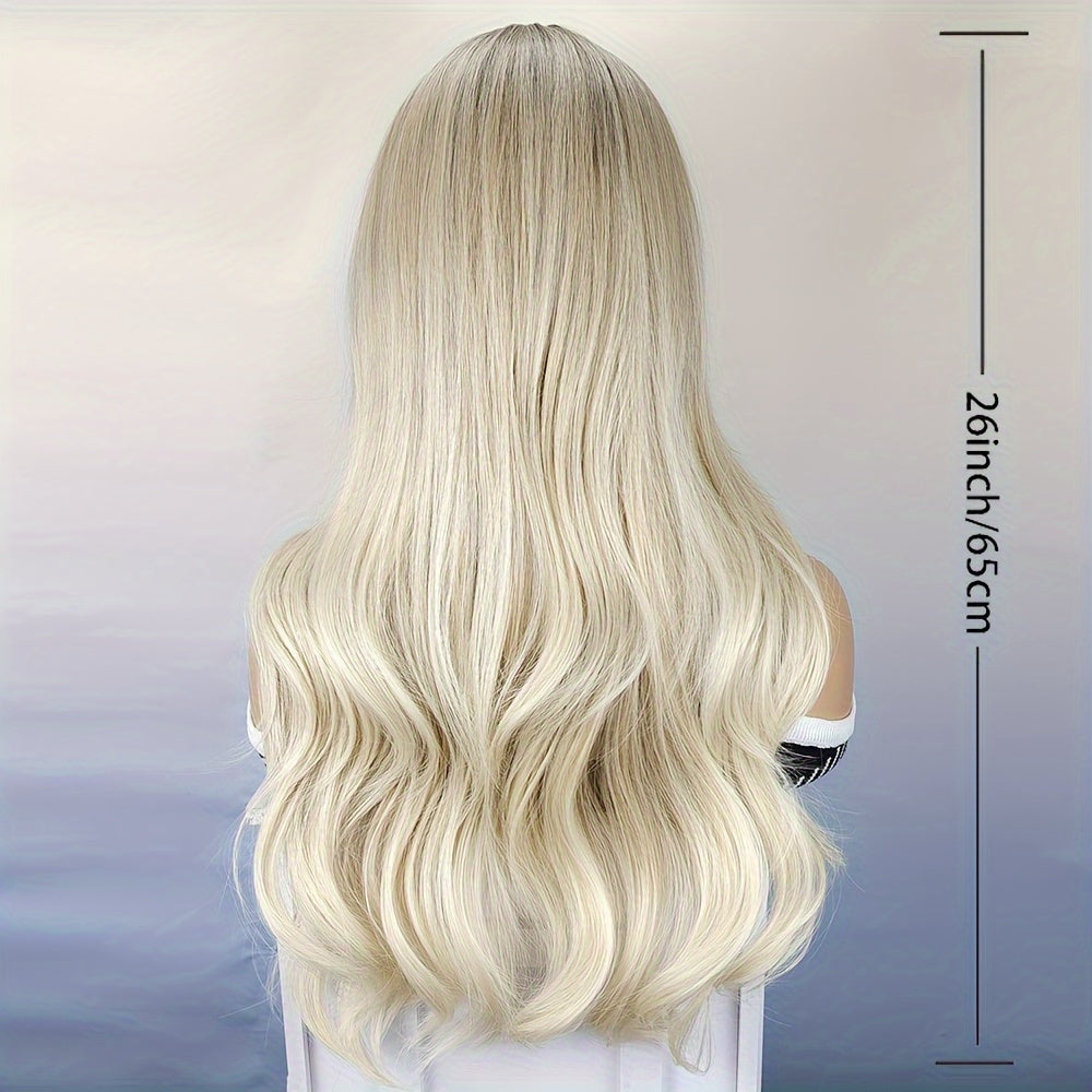 Woven Wigs: 26" Golden Curly Waves