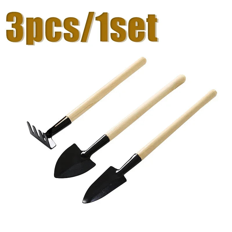 3PC/1Set Mini Gardening Tools Set Portable Small Tool With Handles