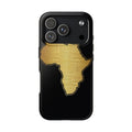 Africa Gold Map Phone Case