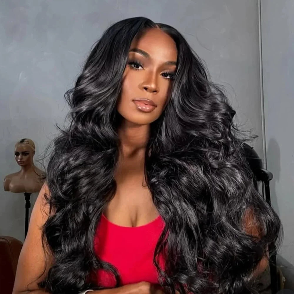 Brazilian Body Wave Raw 220% Density 30 32 Inch 13x6 HD Lace Front