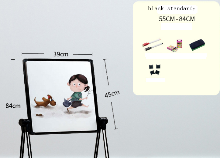 Kids Adjustable Double-Sided Magnetic Drawing Easel