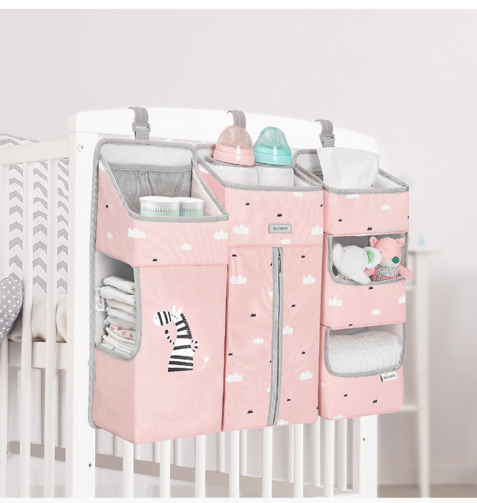Baby Crib Organizer Nursery Decor