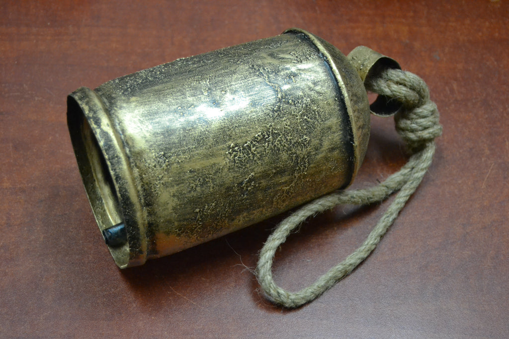 Handmade Rusty Metal Iron Bell 8"