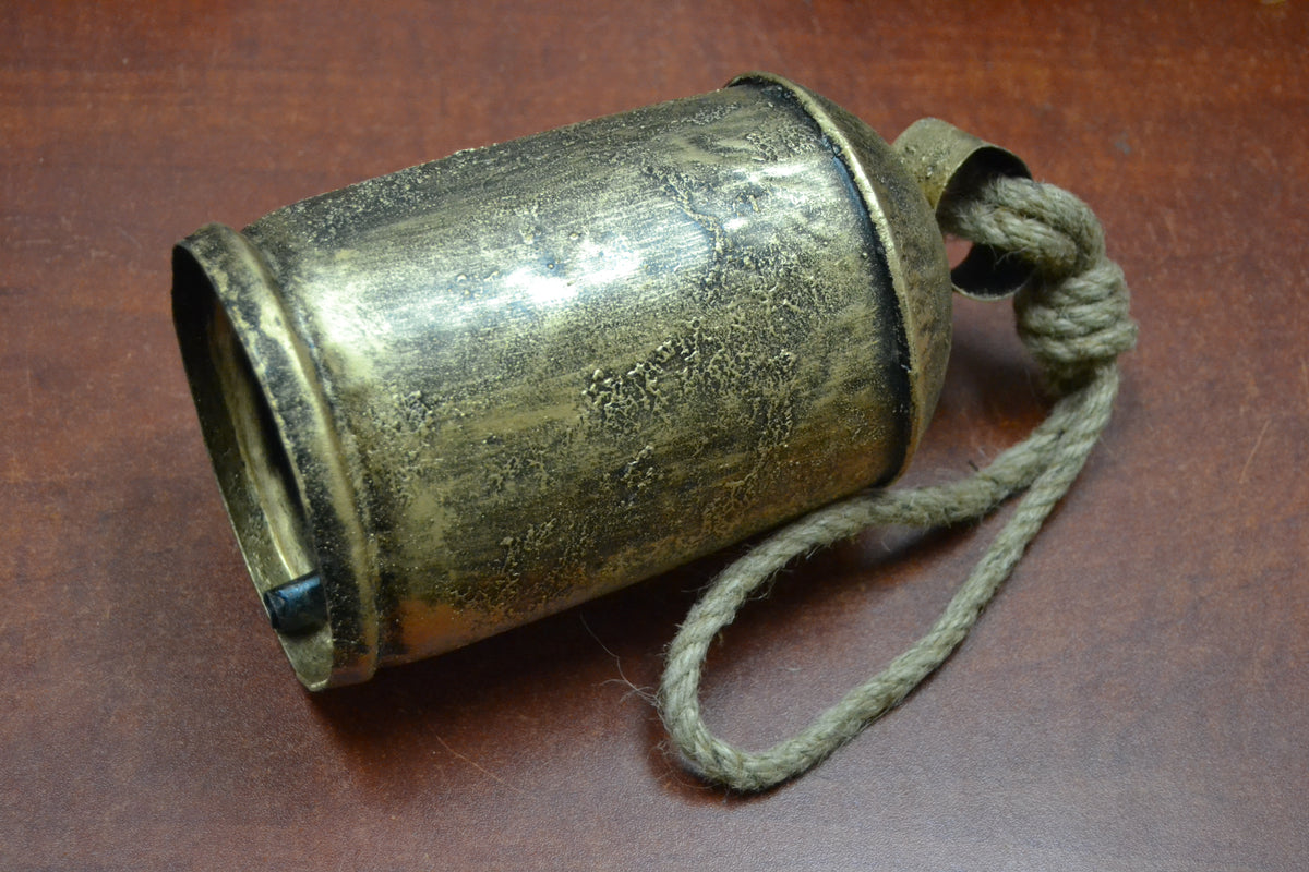 Handmade Rusty Metal Iron Bell 8"