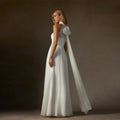 Customized Elegant Halter Split Front Wedding Dresses 2025 Simple A-Line Court Train Chiffon Brides Gown Vestidos De Novia