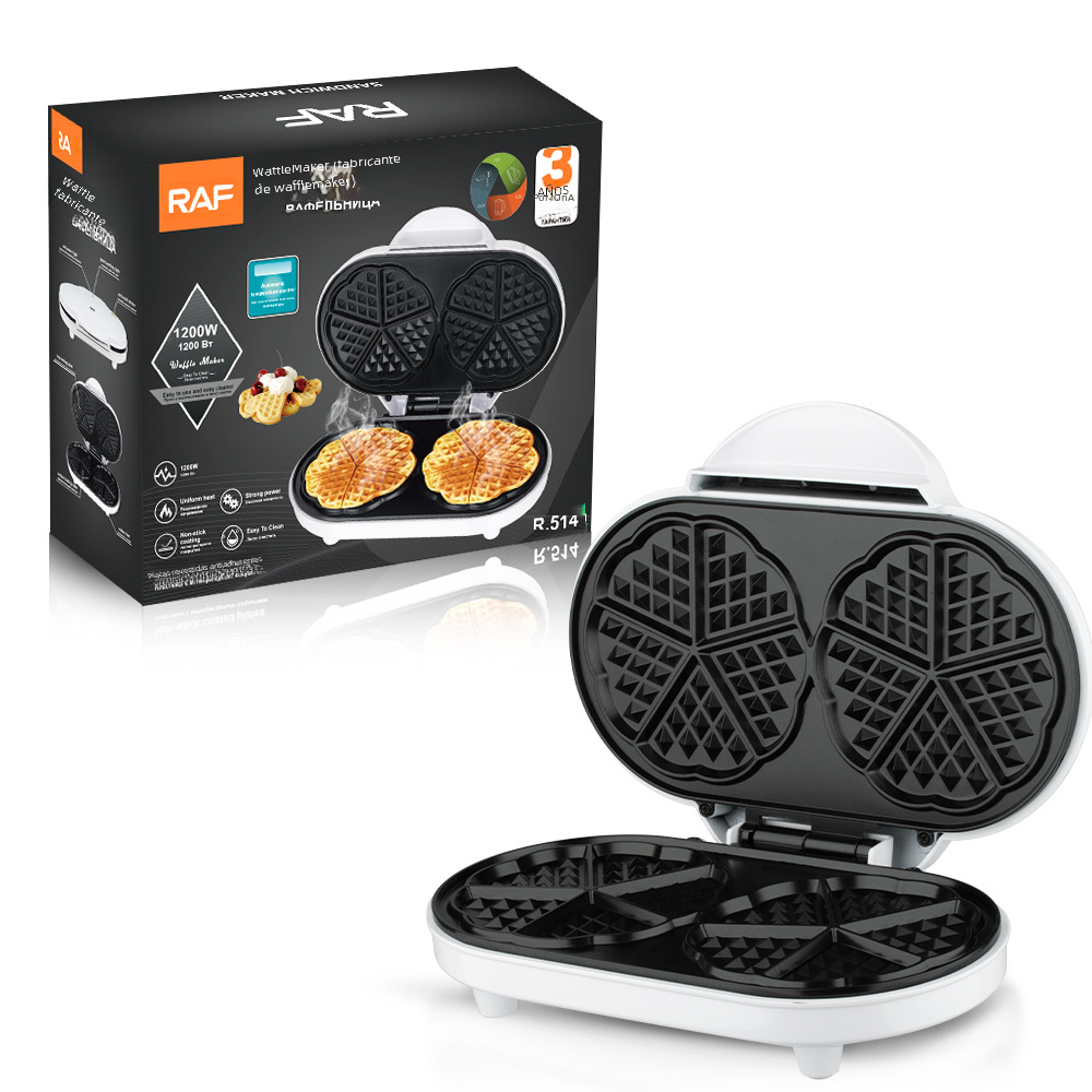 Mini Bread Maker and Waffle Maker for Home Baking