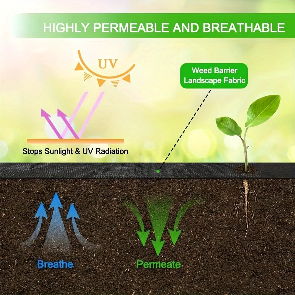 10 Reusable Tree Weeding Moisturizing Hoods - Non Woven Biodegradable Tree Mat and Grassland Plastic Film