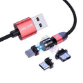 3-in-1 Magnetic Charging Cable for Apple and Android