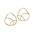 Geometric Gold Hoop Earrings