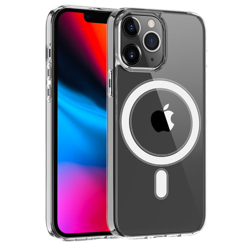 KIKO Transparent Clear Magnetic Magsafe Circle Case for iPhone 13 Pro