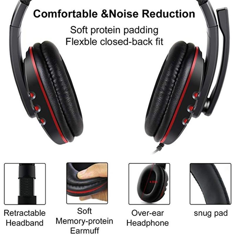 LED Wired Stereo Gaming Headset