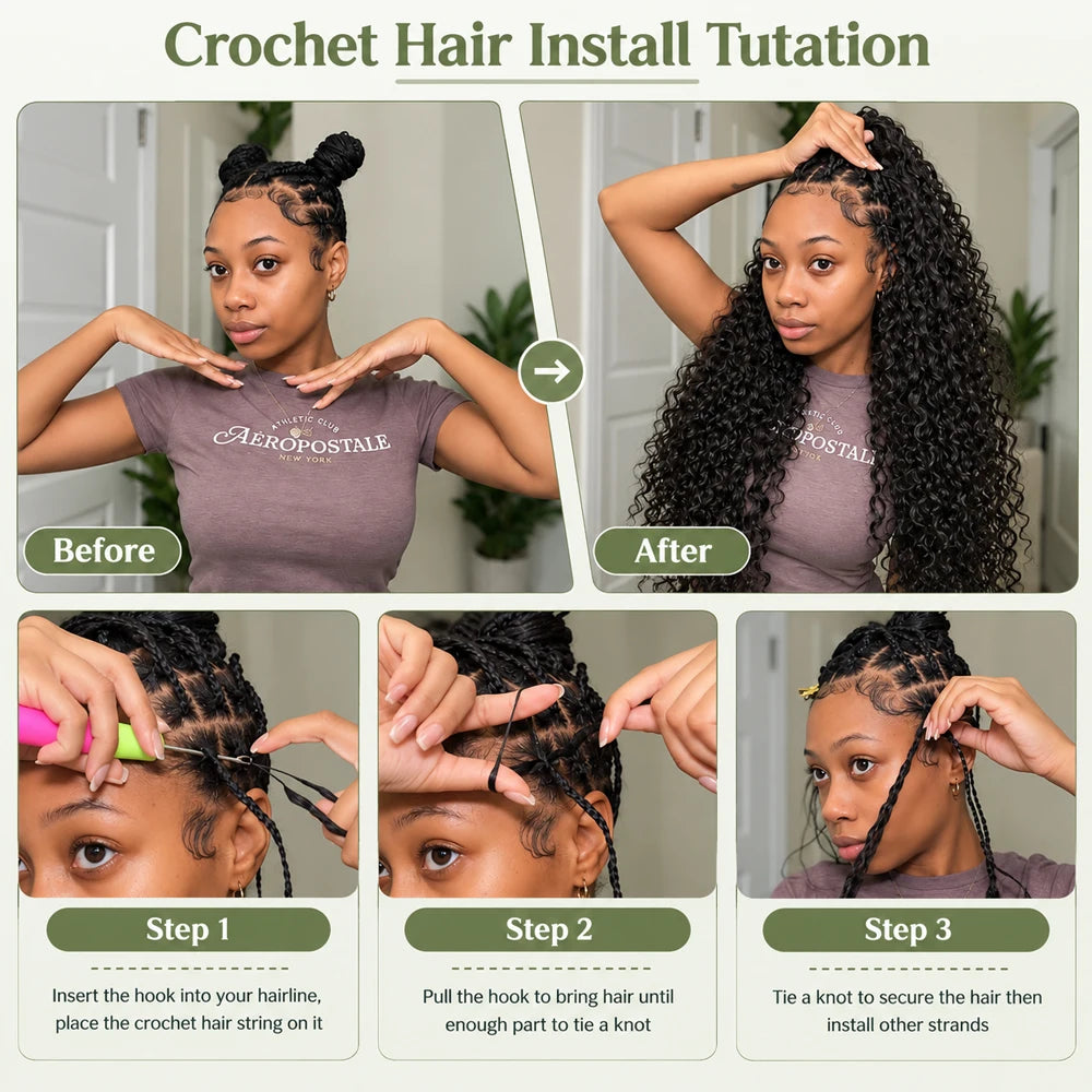 Kinky Curly Human Hair Crochet Extensions Small Spiral Curls Feather