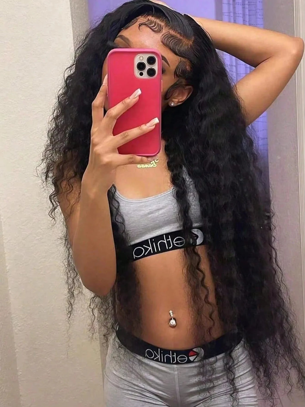 250 Density Deep Wave Wigs 13x6 HD Lace Front Human Hair Wig