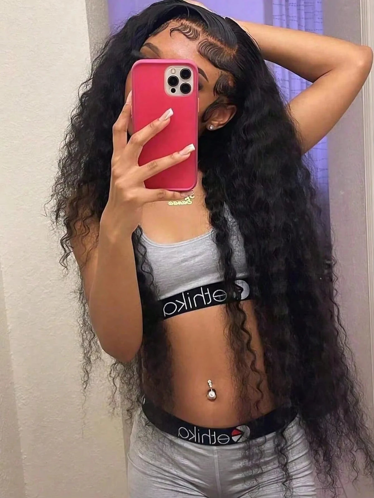 250 Density Deep Wave Wigs 13x6 HD Lace Front Human Hair Wig