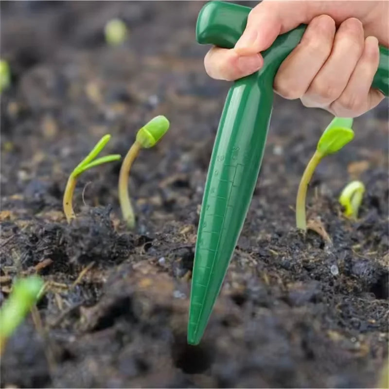1pc Handheld Garden Hole Puncher Clear Scale Planting Tools